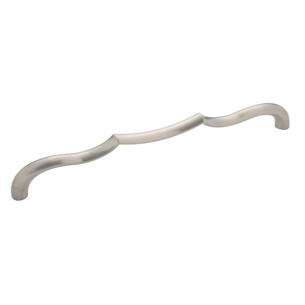 Trellis Collection Pull 8-13/16 Inch (224mm) Center to Center Satin Nickel Finish