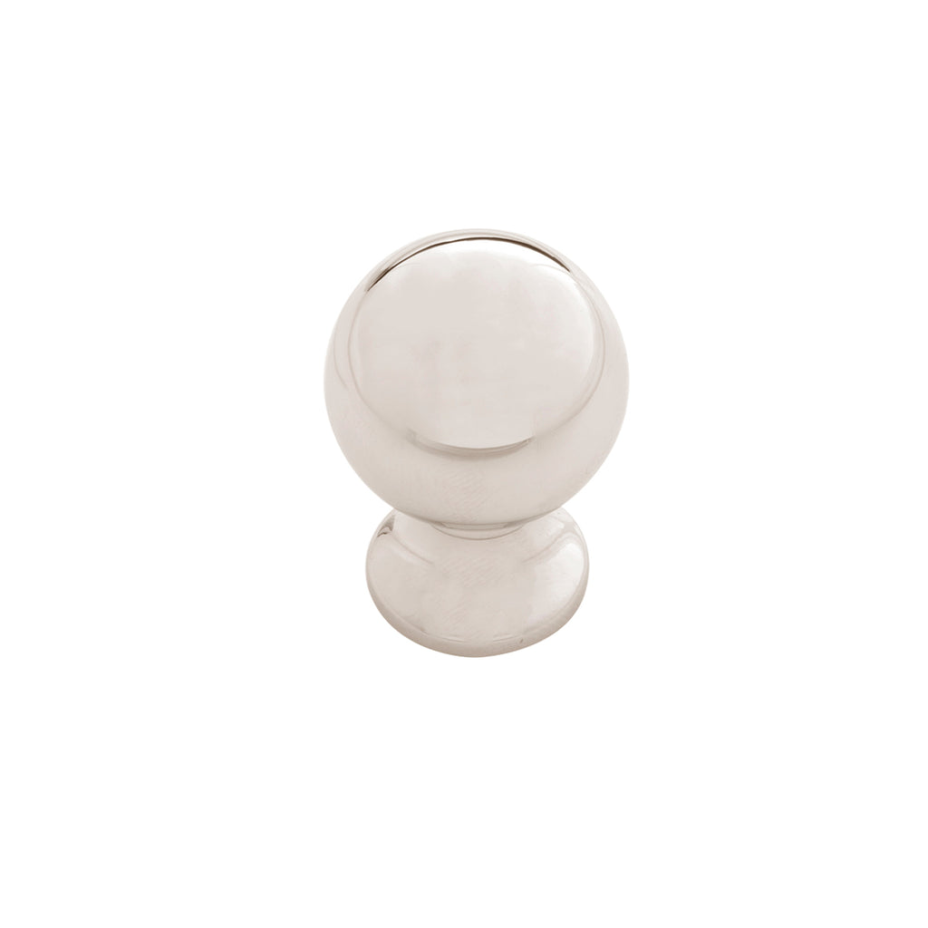 Fuller Collection Knob 1 Inch Diameter Polished Nickel Finish