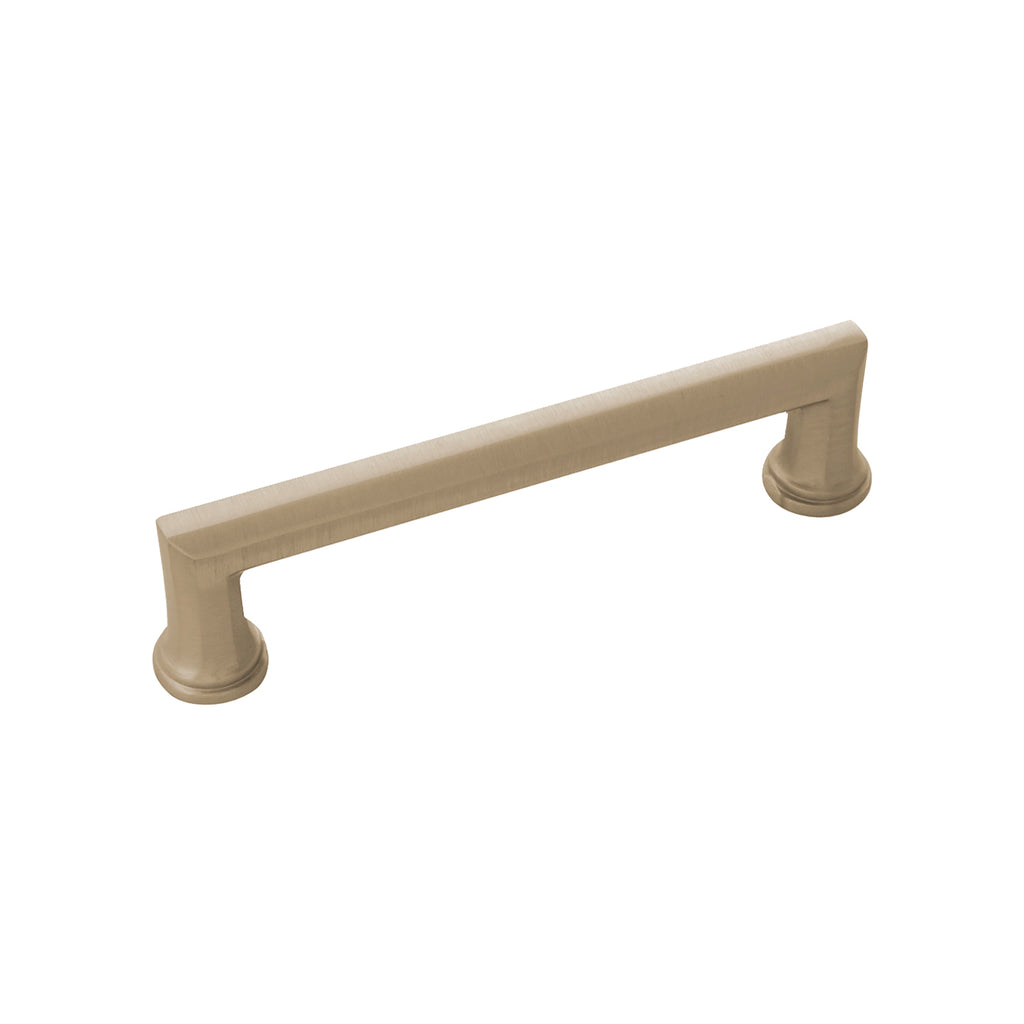 Facette Collection Pull 3-3/4 Inch (96mm) Center to Center Champagne Bronze Finish