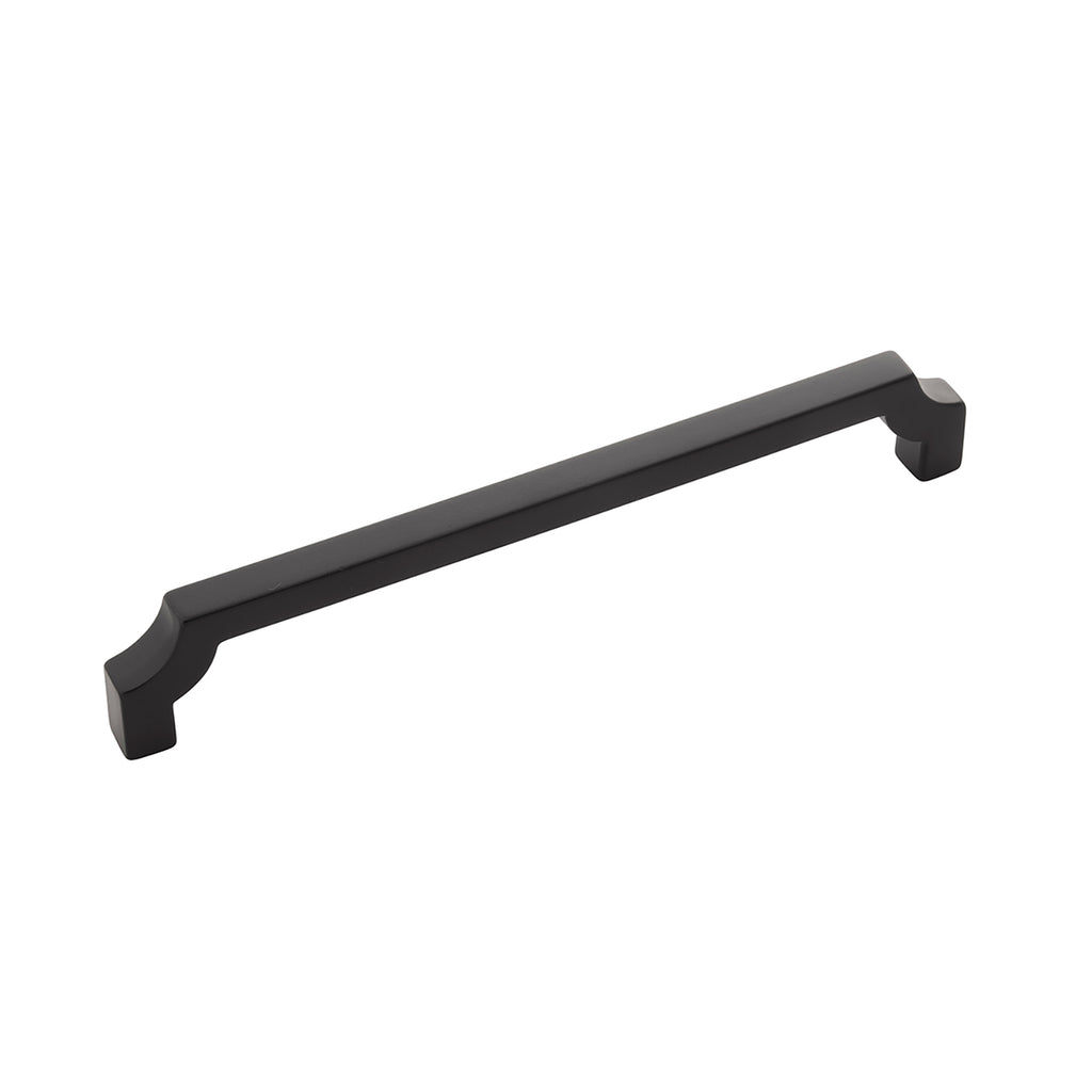 Monarch Collection Pull 6-5/16 Inch (160mm) Center to Center Matte Black Finish