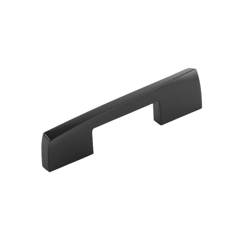 Flex Collection Pull 3 Inch & 3-3/4 Inch (96mm) Center to Center Matte Black Finish