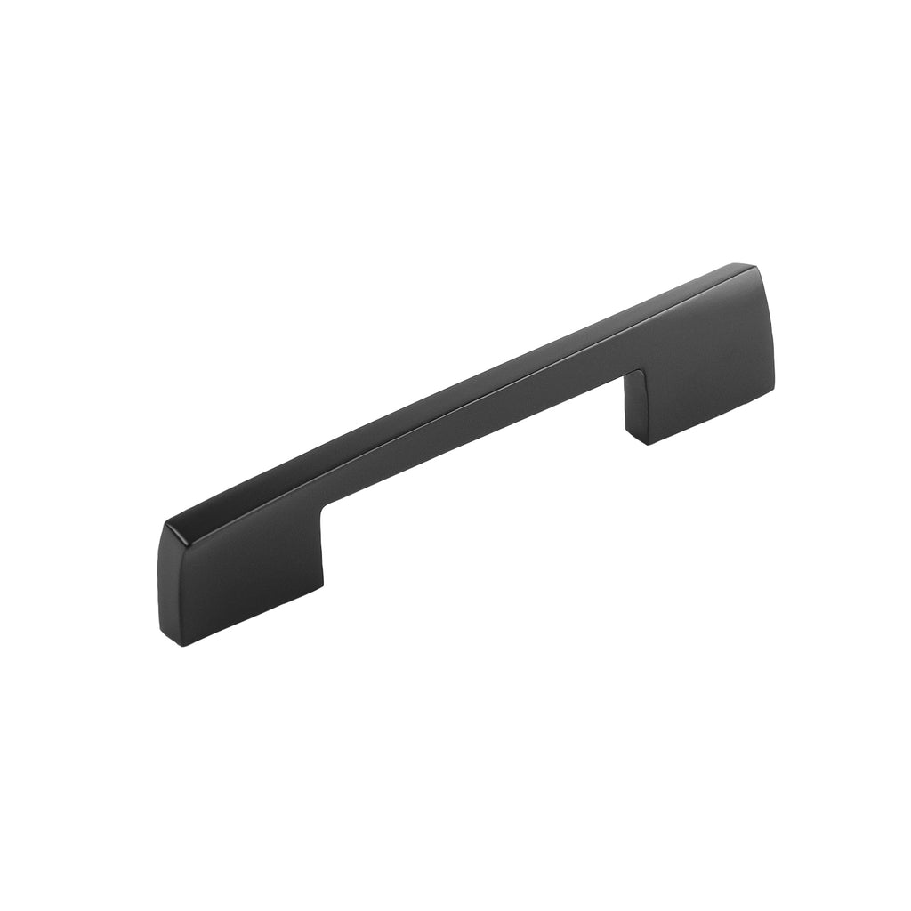Flex Collection Pull 5-1/16 Inch (128mm) Center to Center Matte Black Finish