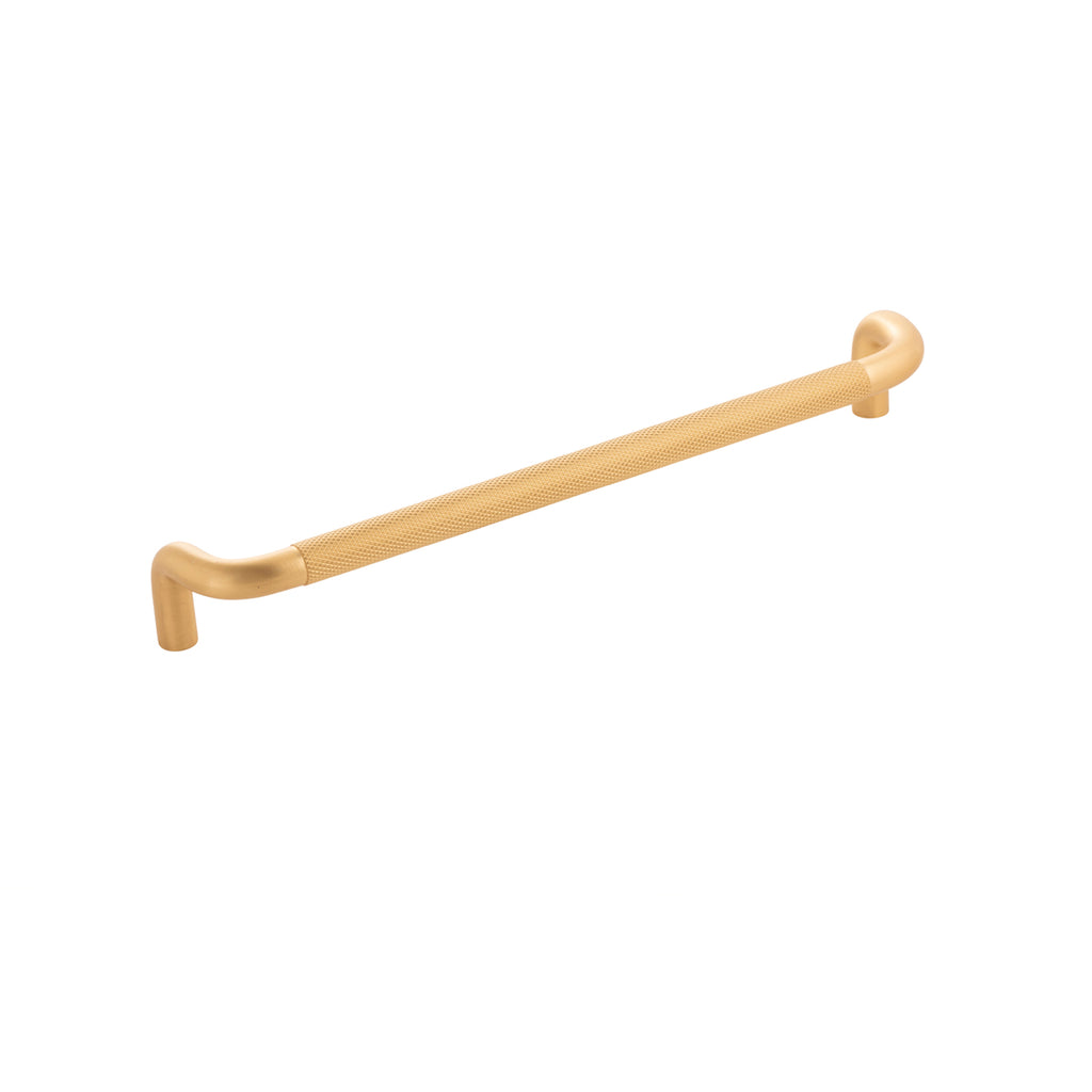 Verge Collection Pull 7-9/16 Inch (192mm) Center to Center Satin Brass Finish