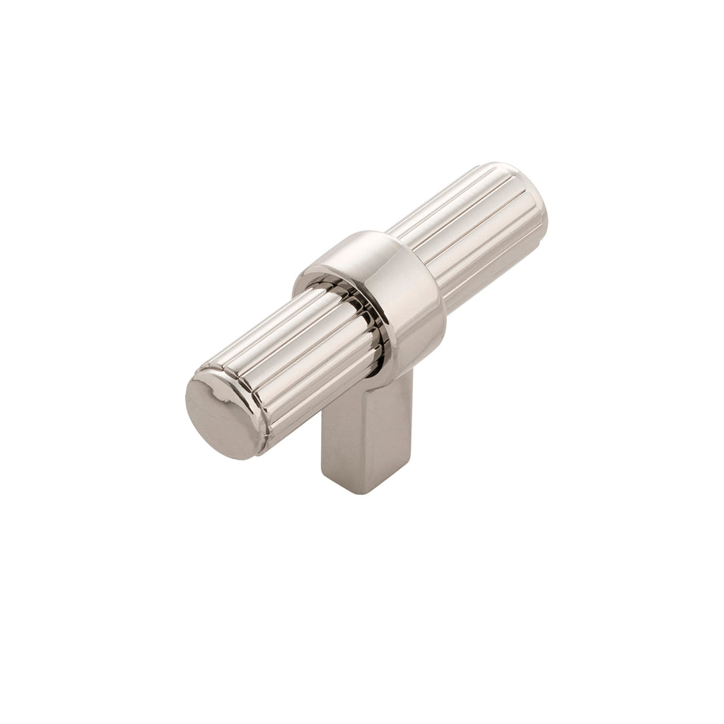 Sinclaire Collection T-Knob 2-3/8 Inch x 3/4 Inch Polished Nickel Finish