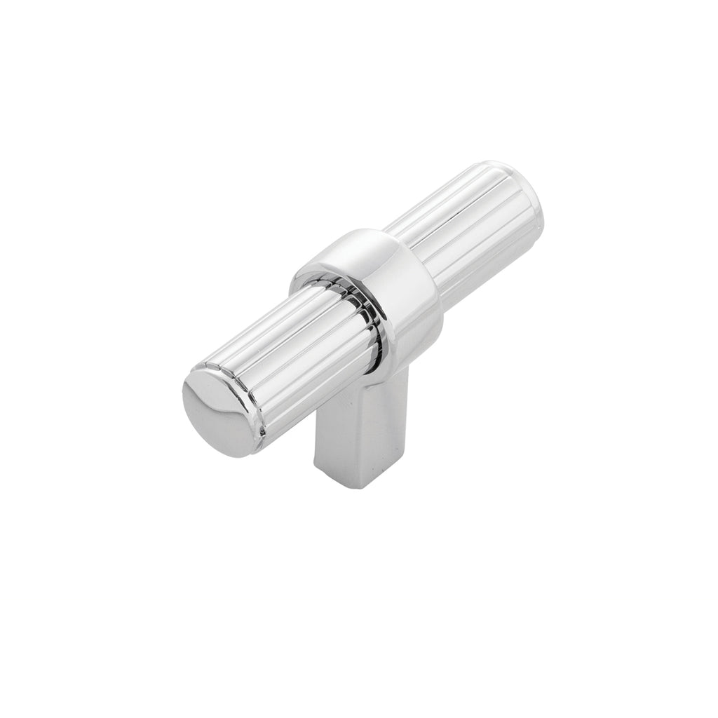 Sinclaire Collection T-Knob 2-3/8 Inch x 3/4 Inch Chrome Finish