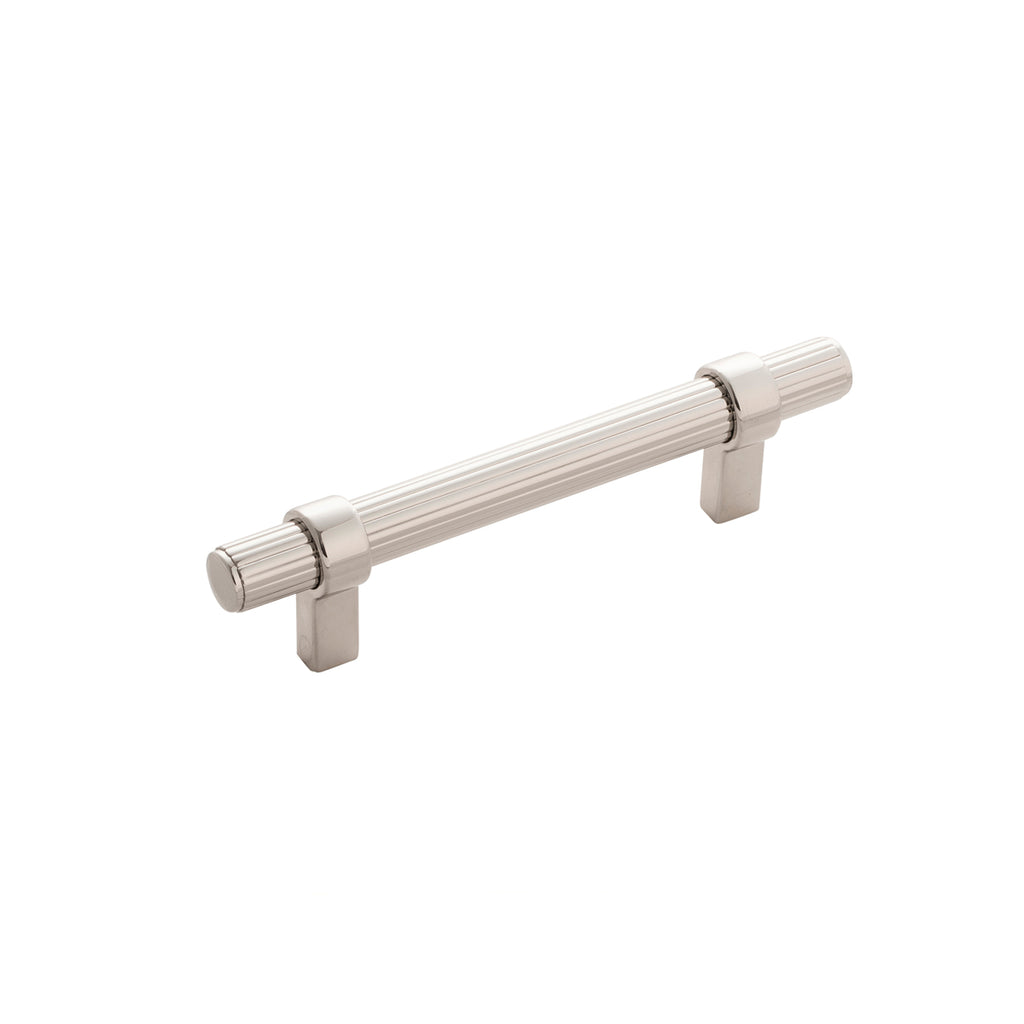 Sinclaire Collection Pull 3-3/4 Inch (96mm) Center to Center Polished Nickel Finish