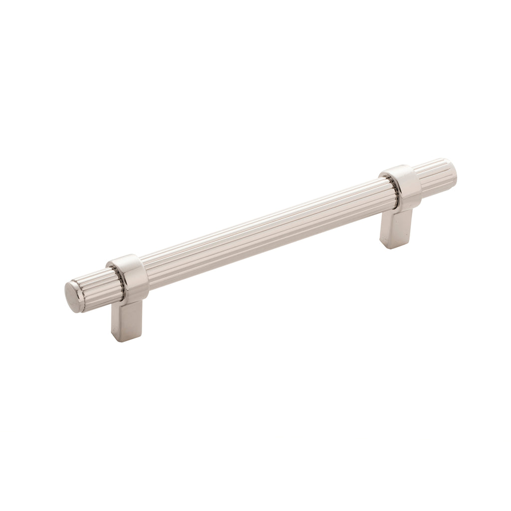 Sinclaire Collection Pull 5-1/16 Inch (128mm) Center to Center Polished Nickel Finish