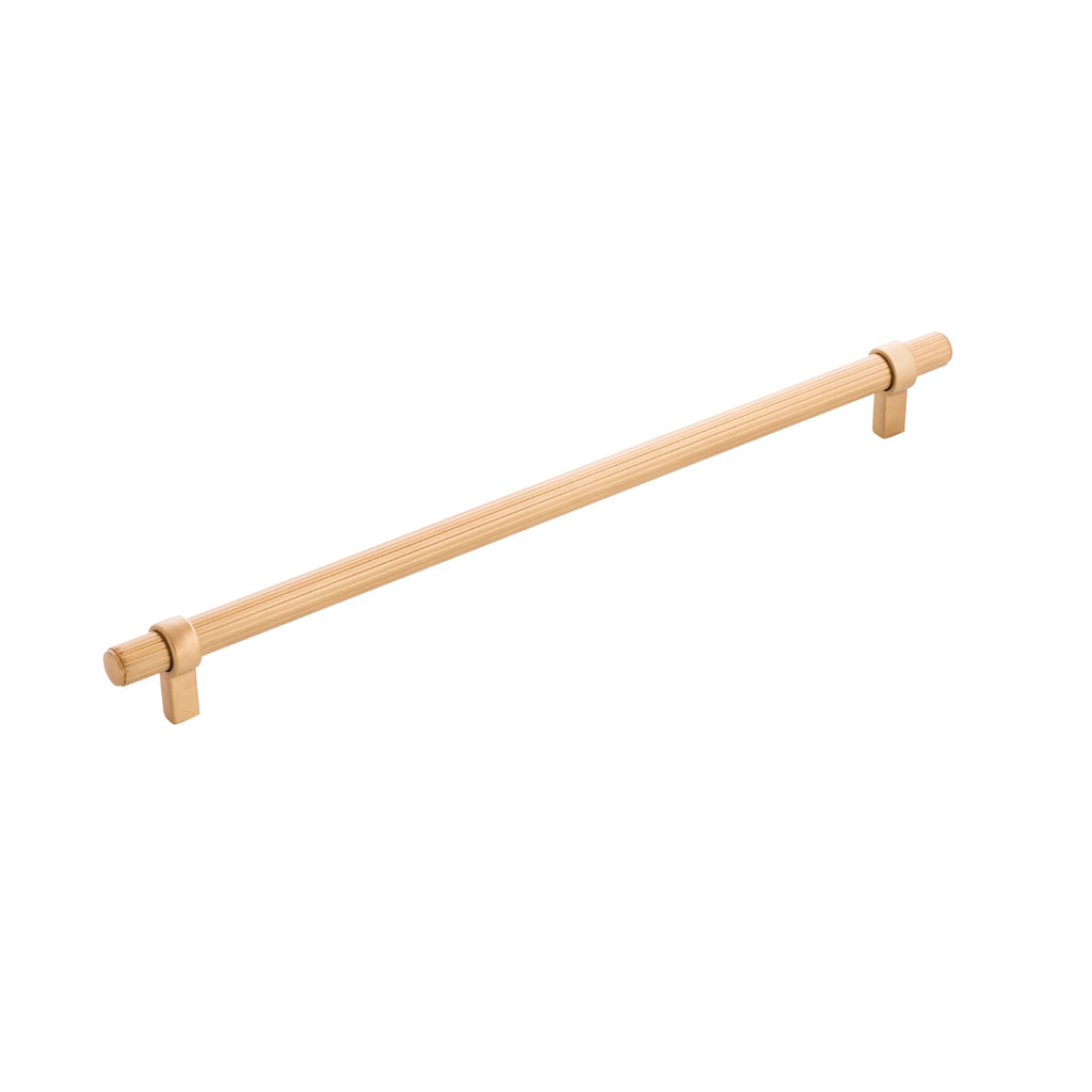 Sinclaire Collection Pull 12 Inch Center to Center Brushed Golden Brass Finish