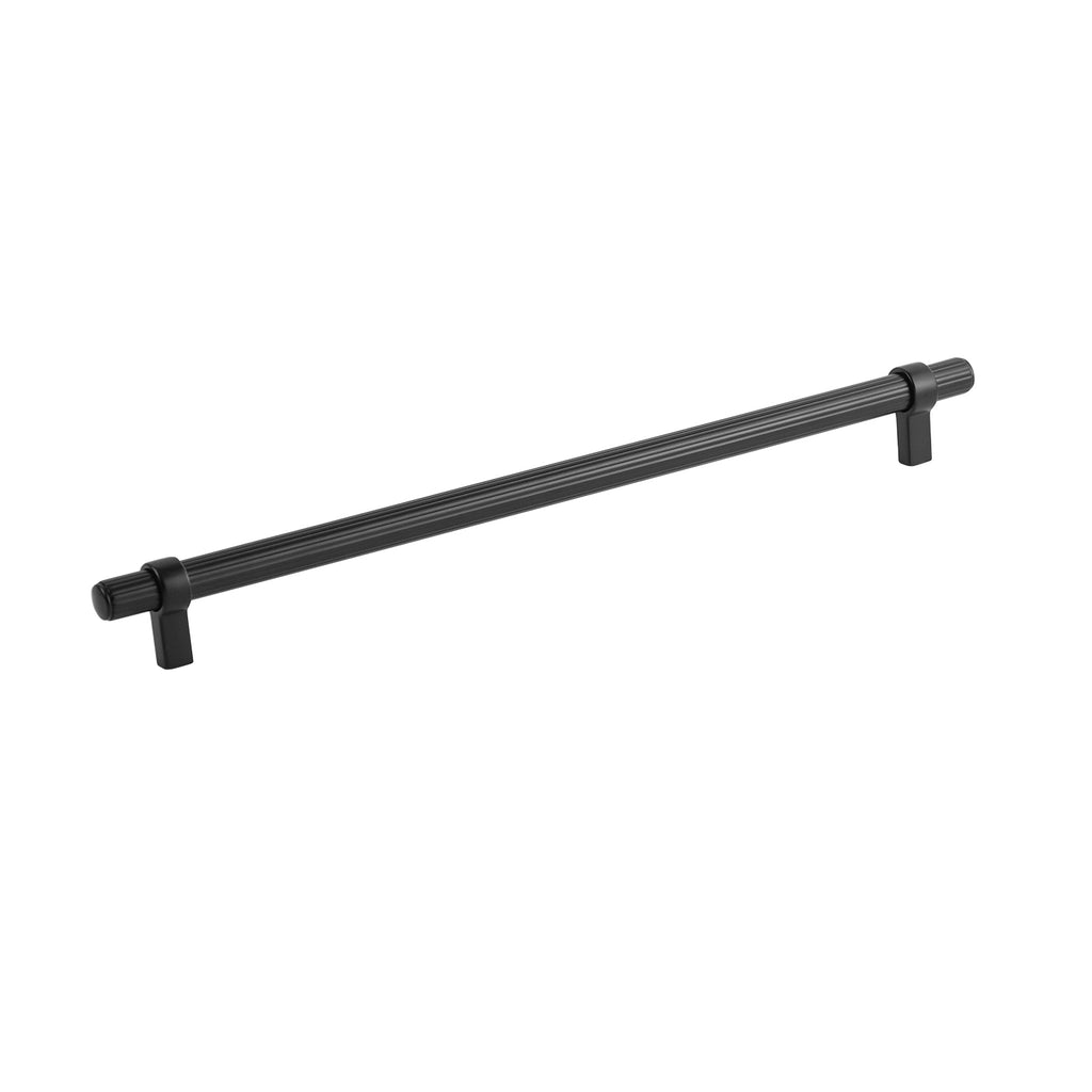 Sinclaire Collection Pull 12 Inch Center to Center Matte Black Finish
