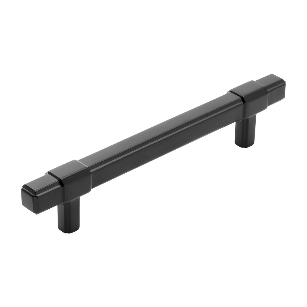 Monroe Collection Pull 5-1/16 Inch (128mm) Center to Center Matte Black Finish