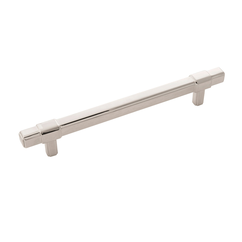 Monroe Collection Pull 6-5/16 Inch (160mm) Center to Center Polished Nickel Finish