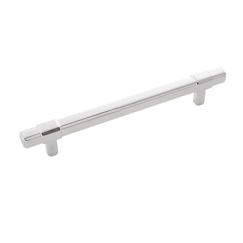 Monroe Collection Pull 6-5/16 Inch (160mm) Center to Center Chrome Finish
