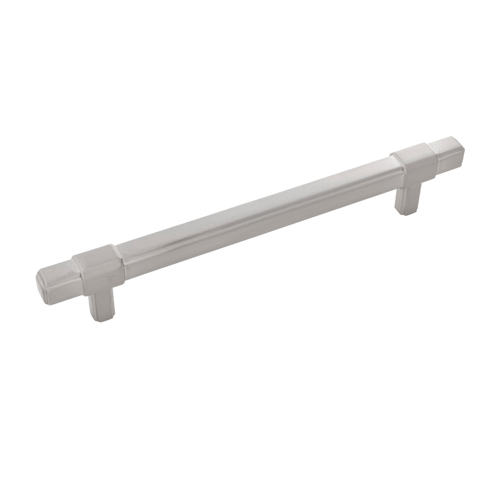 Monroe Collection Pull 6-5/16 Inch (160mm) Center to Center Satin Nickel Finish