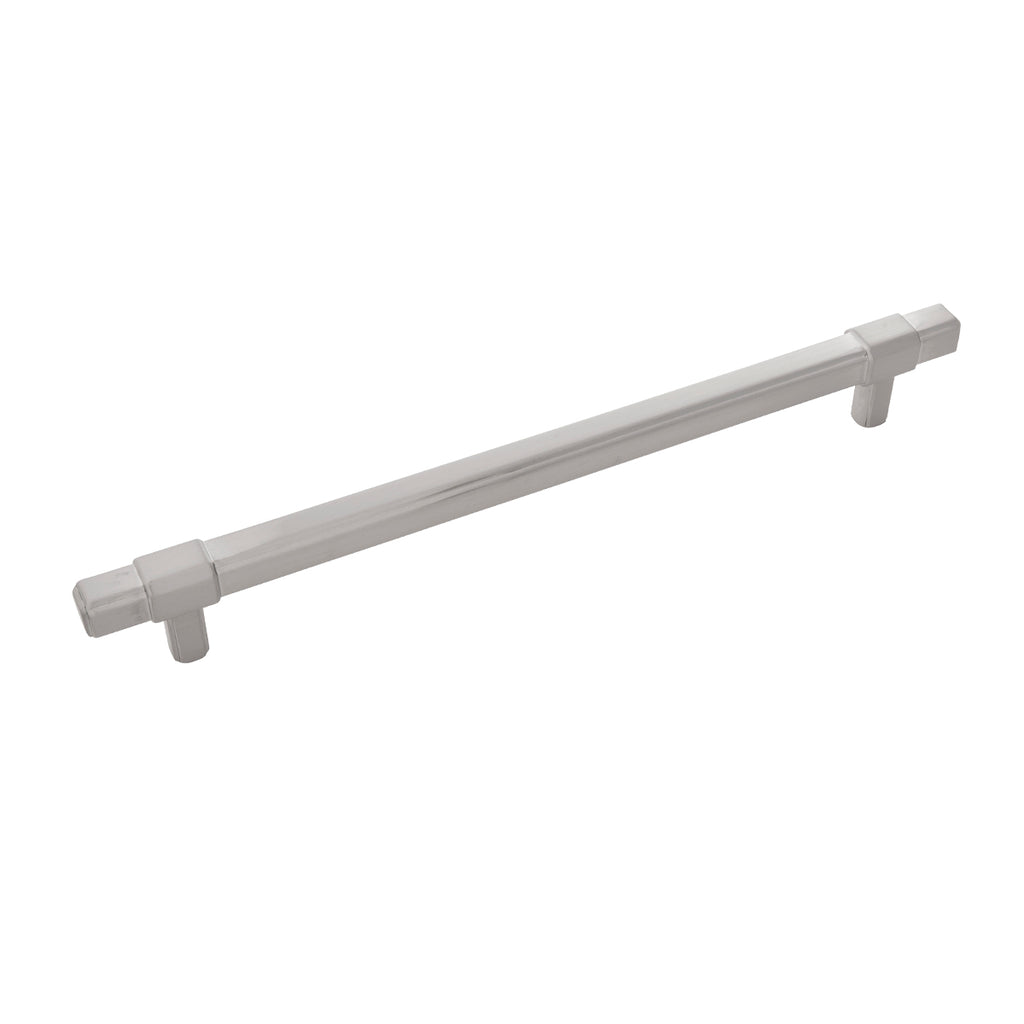 Monroe Collection Pull 8-13/16 Inch (224mm) Center to Center Satin Nickel Finish