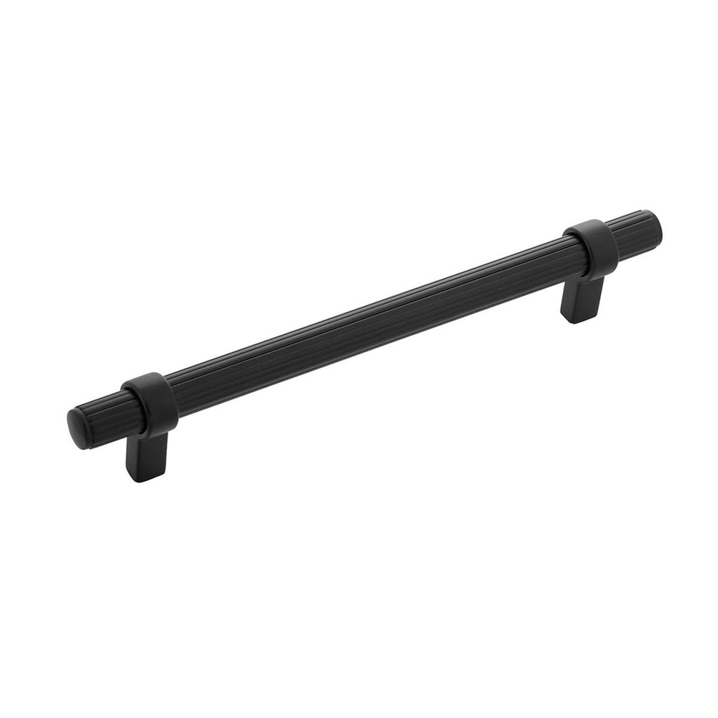Sinclaire Collection Pull 6-5/16 Inch (160mm) Center to Center Matte Black Finish