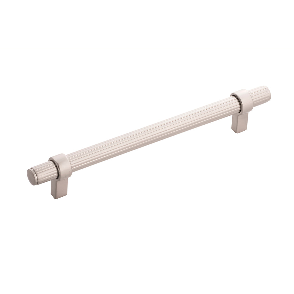 Sinclaire Collection Pull 6-5/16 Inch (160mm) Center to Center Satin Nickel Finish
