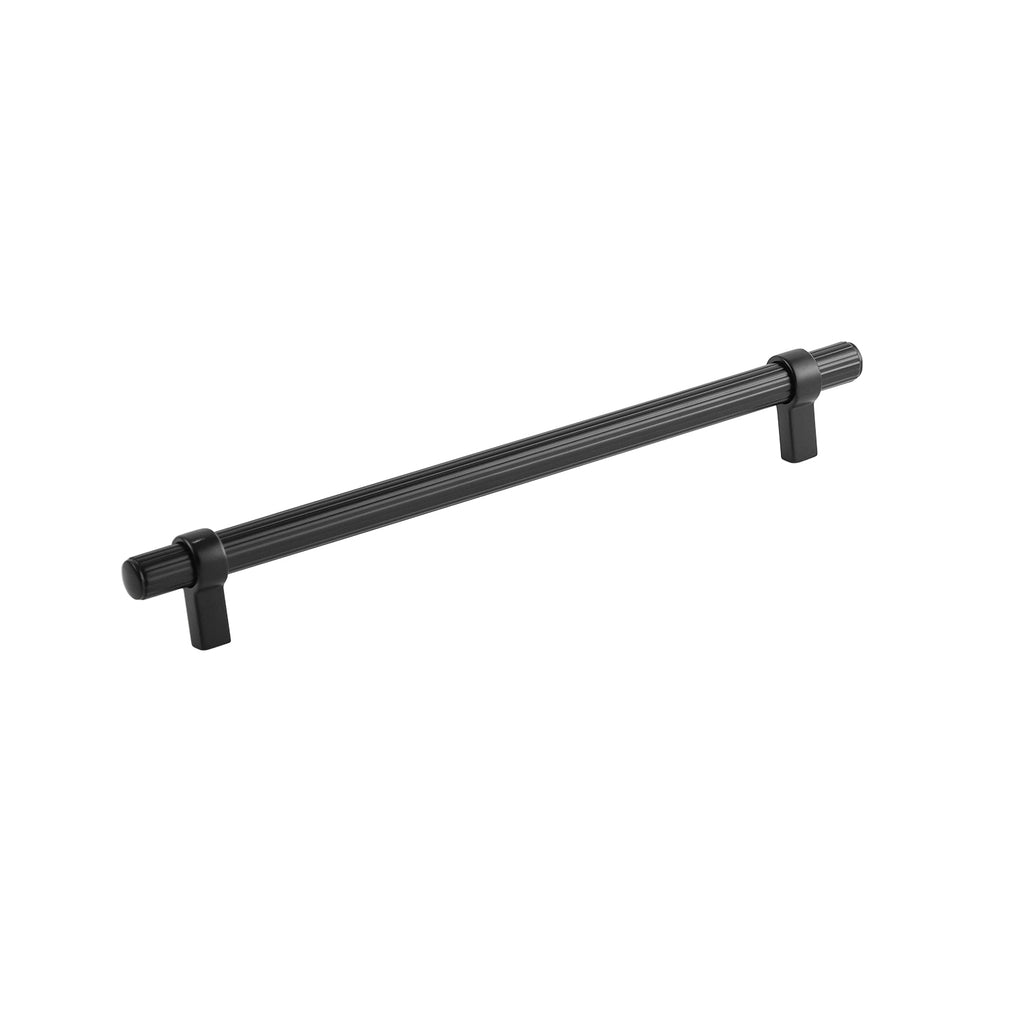 Sinclaire Collection Pull 8-13/16 Inch (224mm) Center to Center Matte Black Finish