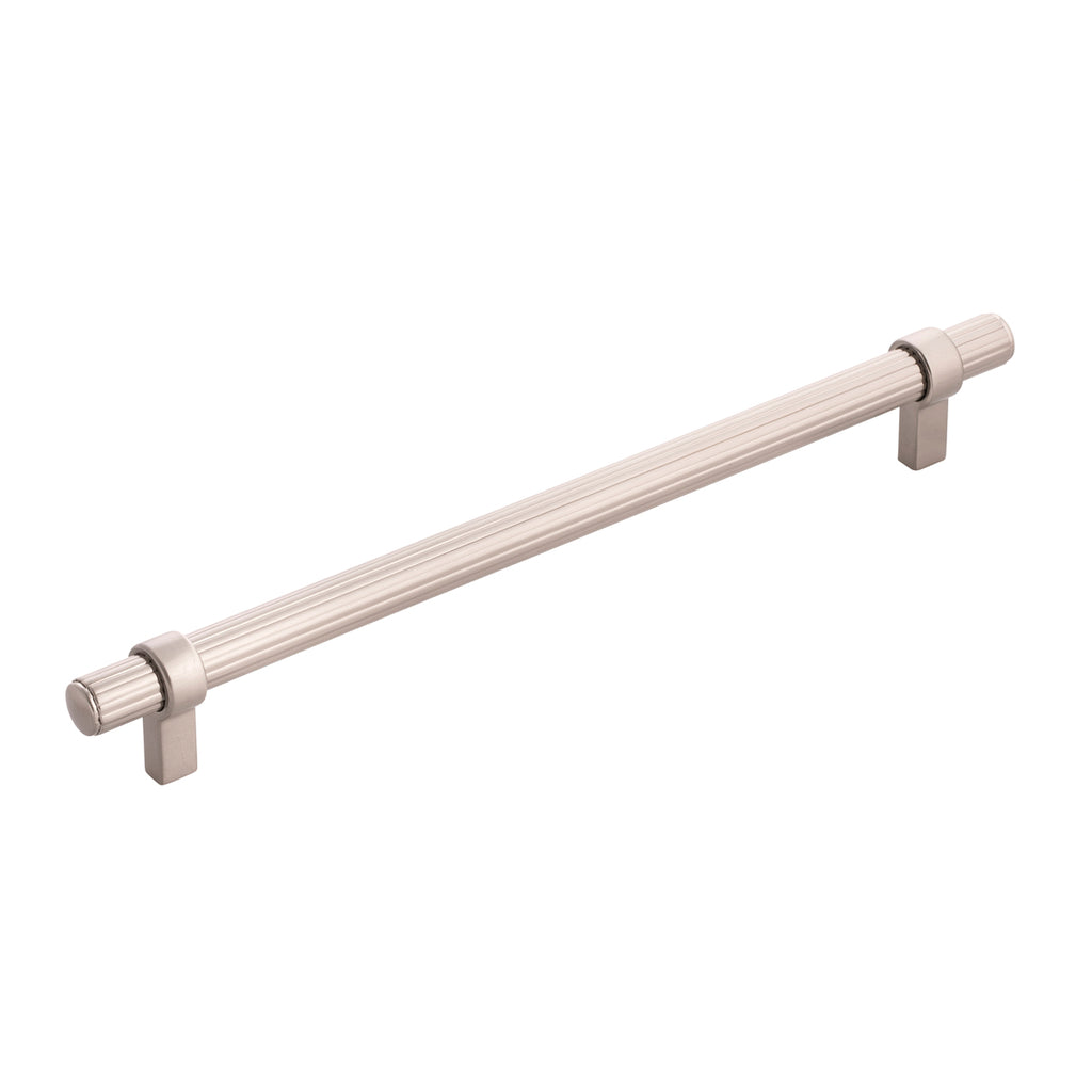 Sinclaire Collection Pull 8-13/16 Inch (224mm) Center to Center Satin Nickel Finish