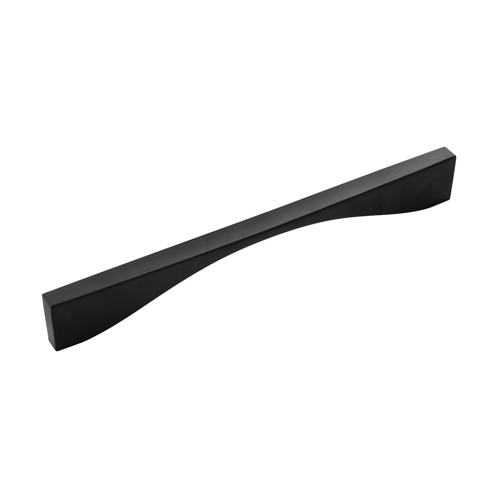 Channel Collection Appliance Pull 12 Inch Center to Center Matte Black Finish