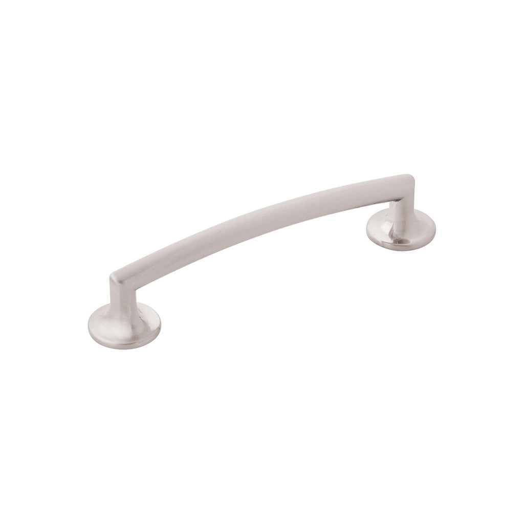 Flare Collection Pull 5-1/16 Inch (128mm) Center to Center Satin Nickel Finish