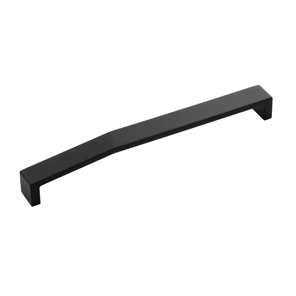 Veer Collection Pull 8-13/16 Inch (224mm) Center to Center Matte Black Finish