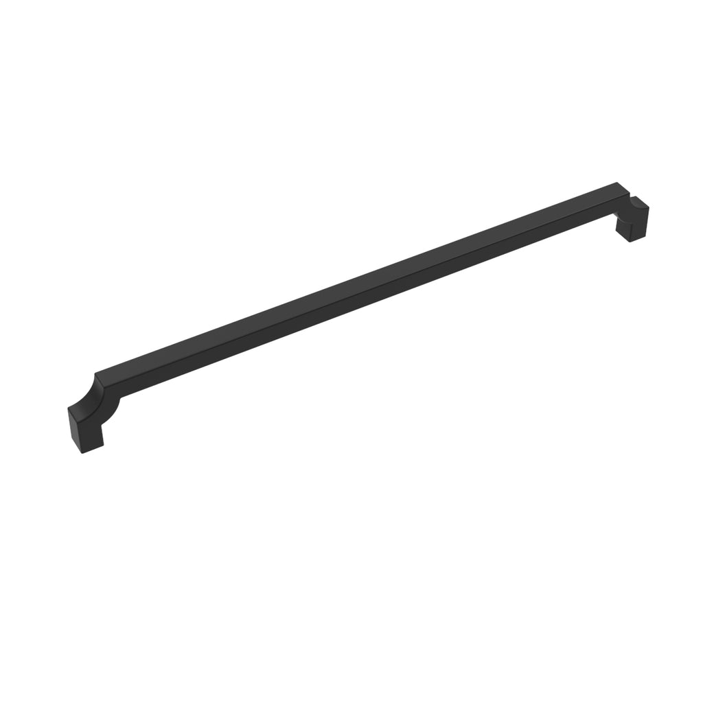 Monarch Collection Appliance Pull 18 Inch Center to Center Matte Black Finish