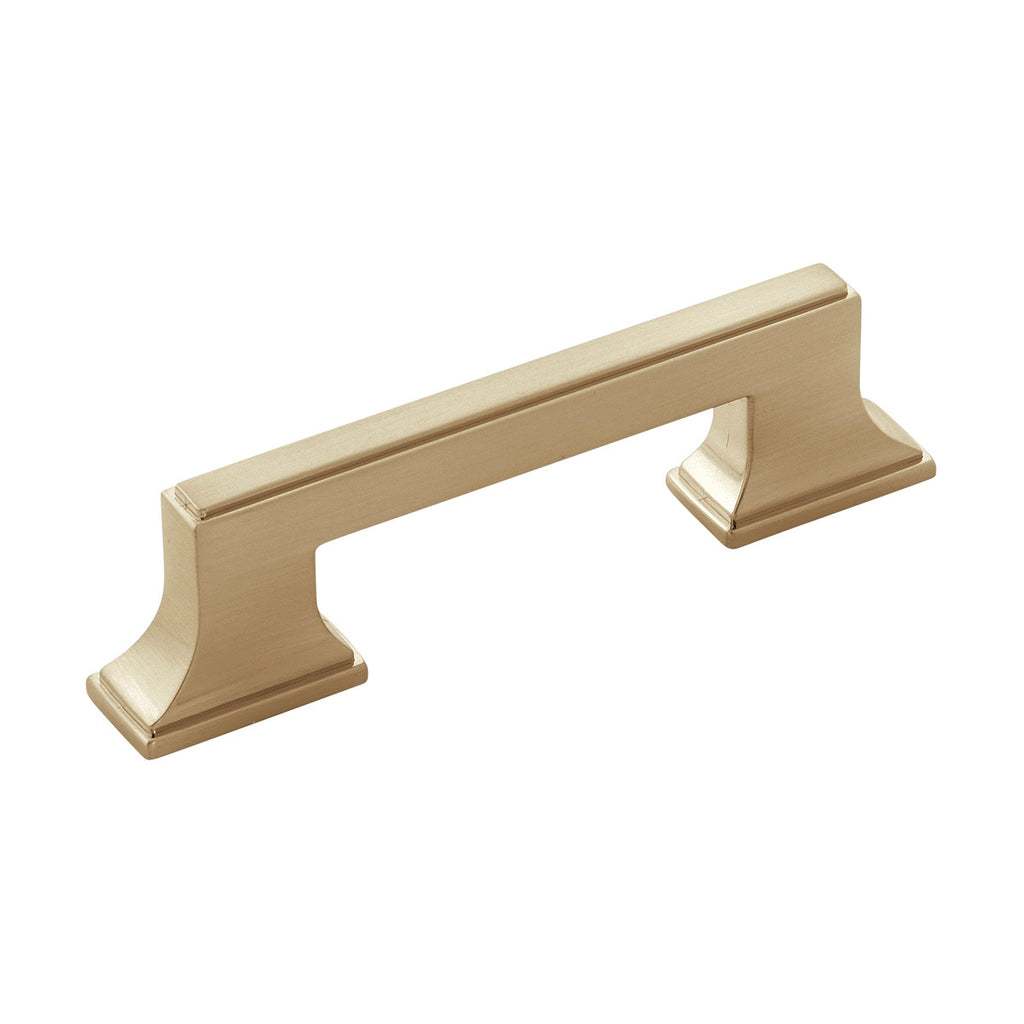 Brownstone Collection Pull 3 Inch & 3-3/4 Inch (96mm) Center to Center Champagne Bronze Finish