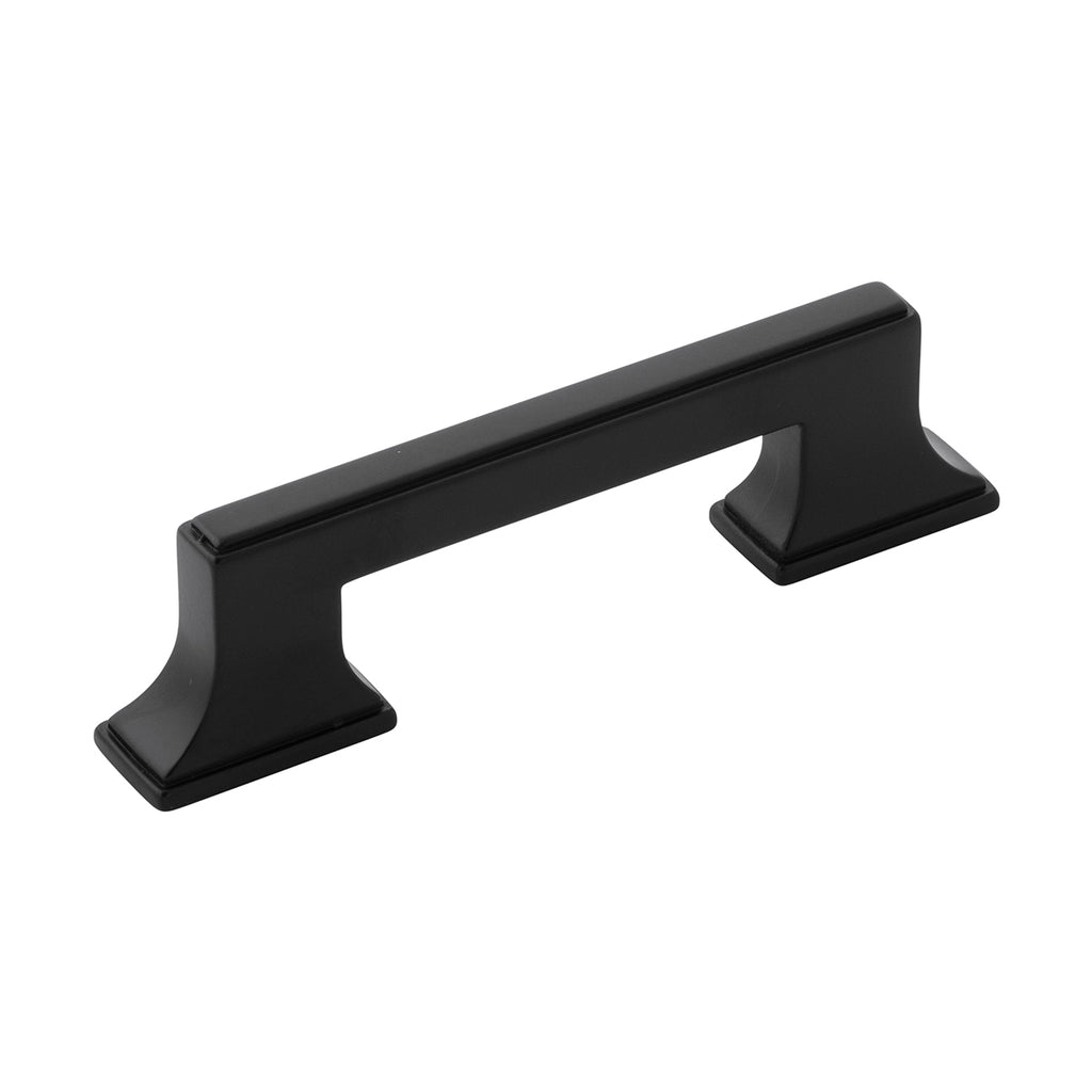 Brownstone Collection Pull 3 Inch & 3-3/4 Inch (96mm) Center to Center Matte Black Finish