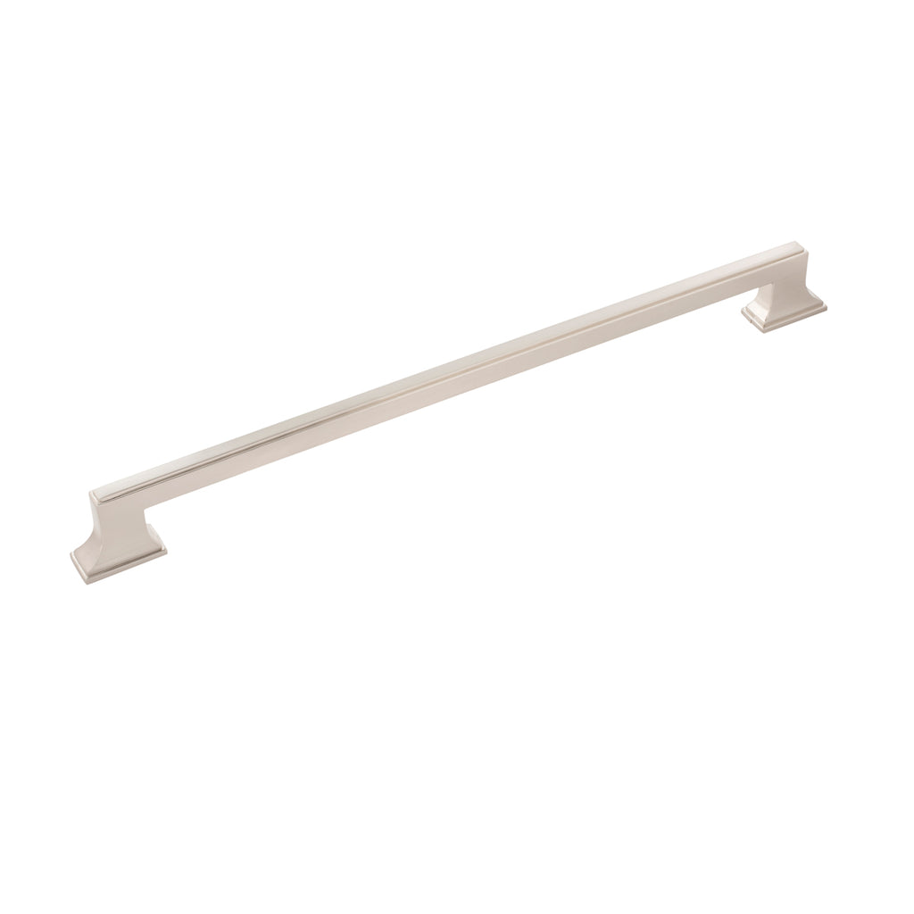 Brownstone Collection Pull 12 Inch Center to Center Satin Nickel Finish