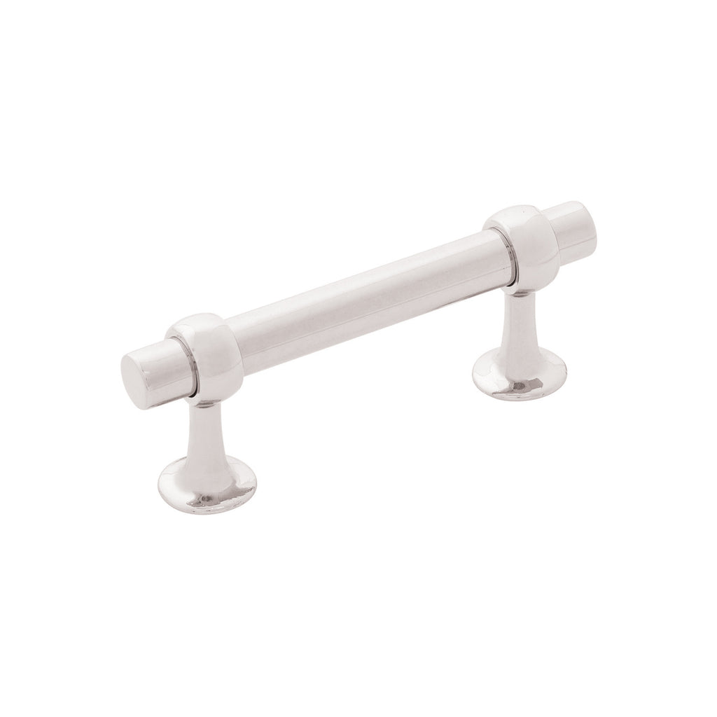 Ostia Collection Pull 3 Inch Center to Center Polished Nickel Finish