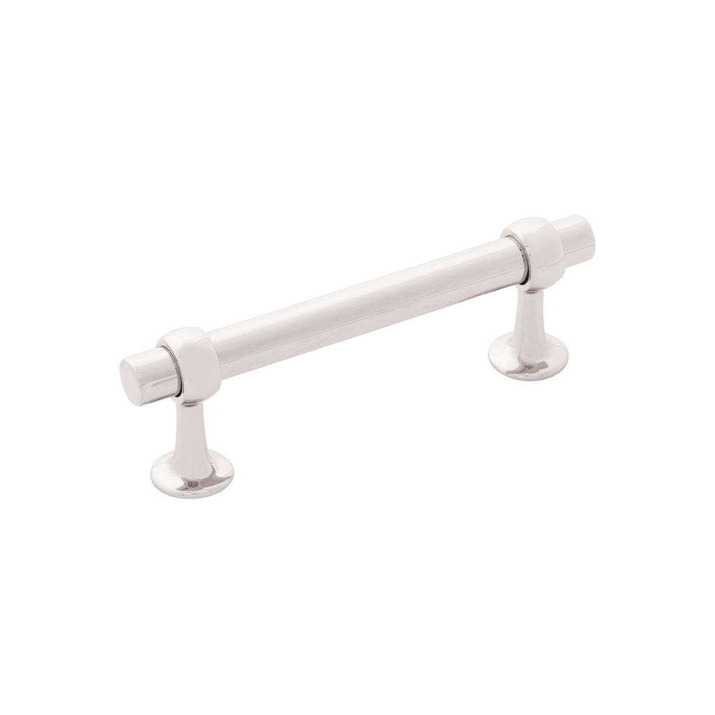 Ostia Collection Pull 3-3/4 Inch (96mm) Center to Center Polished Nickel Finish