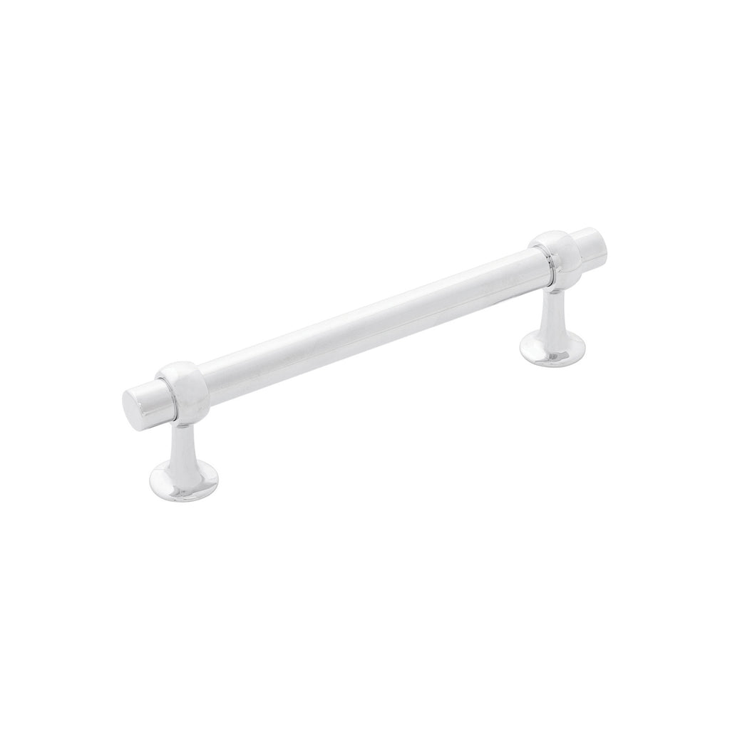 Ostia Collection Pull 5-1/16 Inch (128mm) Center to Center Chrome Finish