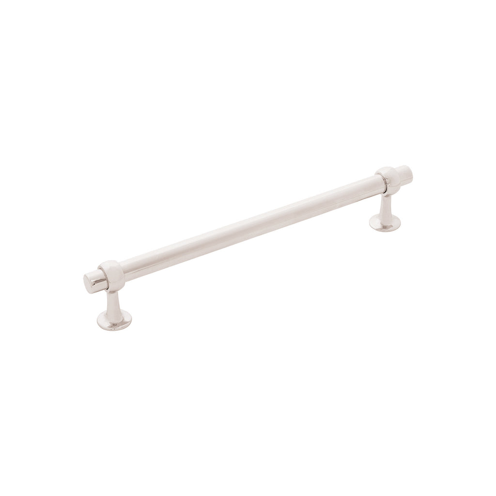 Ostia Collection Pull 7-9/16 Inch (192mm) Center to Center Polished Nickel Finish
