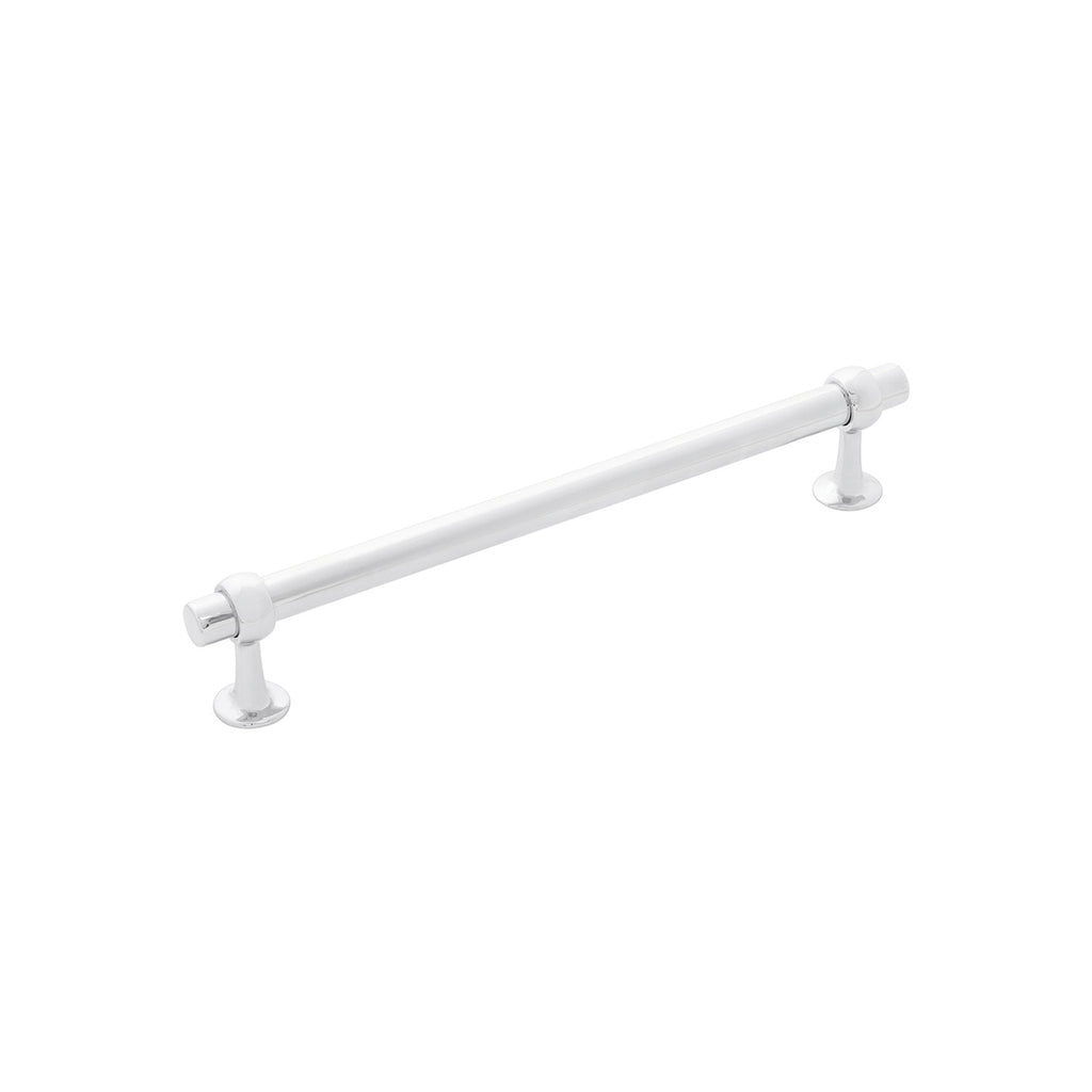 Ostia Collection Pull 7-9/16 Inch (192mm) Center to Center Chrome Finish