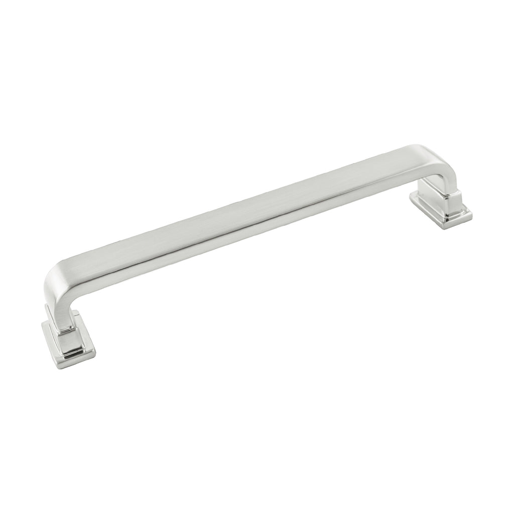 Brighton Collection Pull 6-5/16 Inch (160mm) Center to Center Satin Nickel Finish