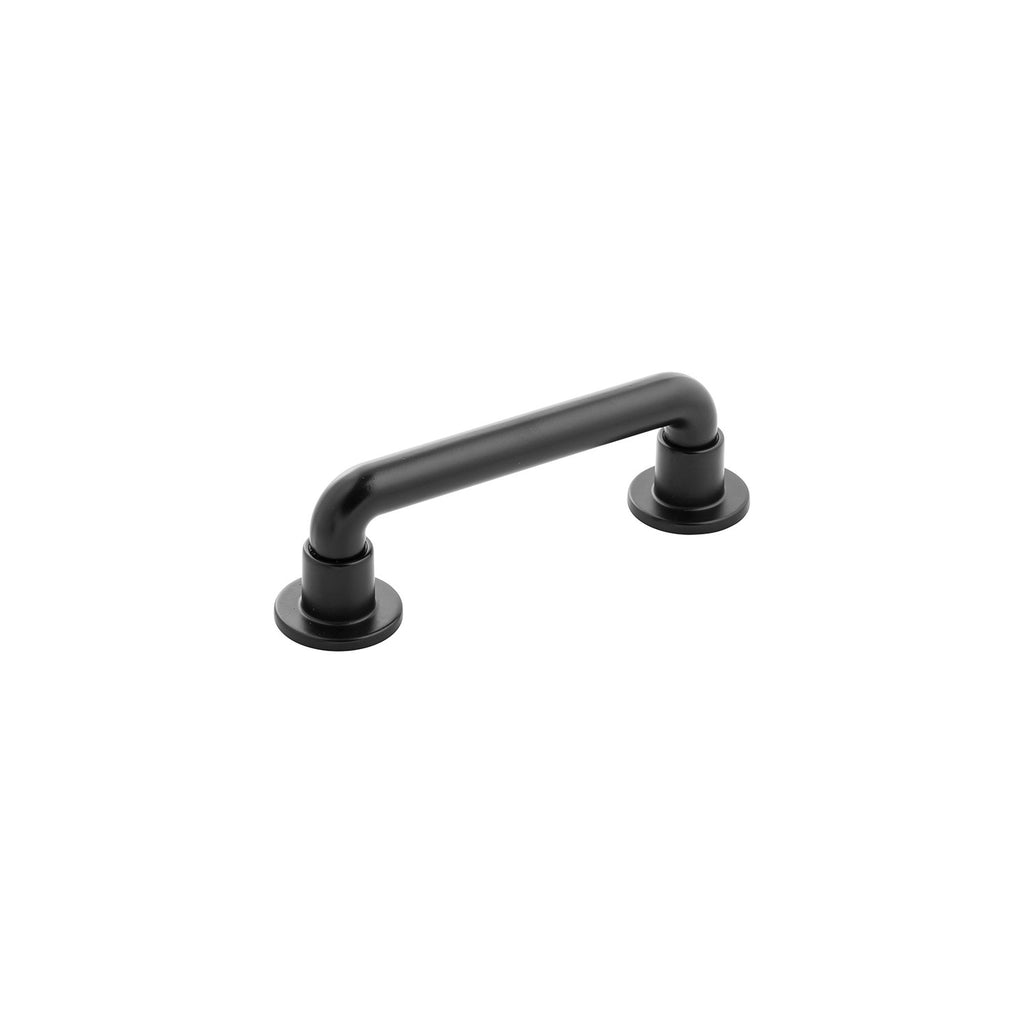 Urbane Collection Pull 3-3/4 Inch (96mm) Center to Center Matte Black Finish