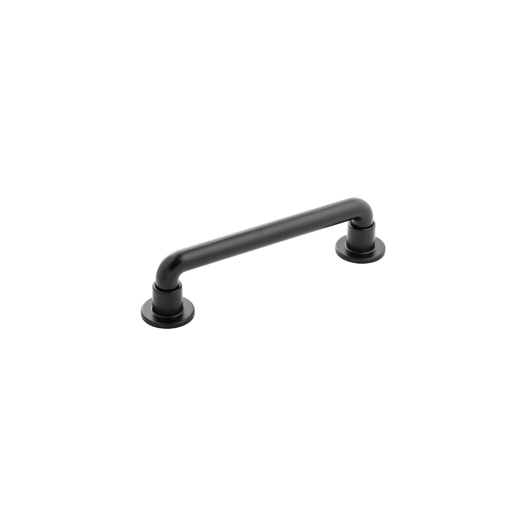 Urbane Collection Pull 5-1/16 Inch (128mm) Center to Center Matte Black Finish