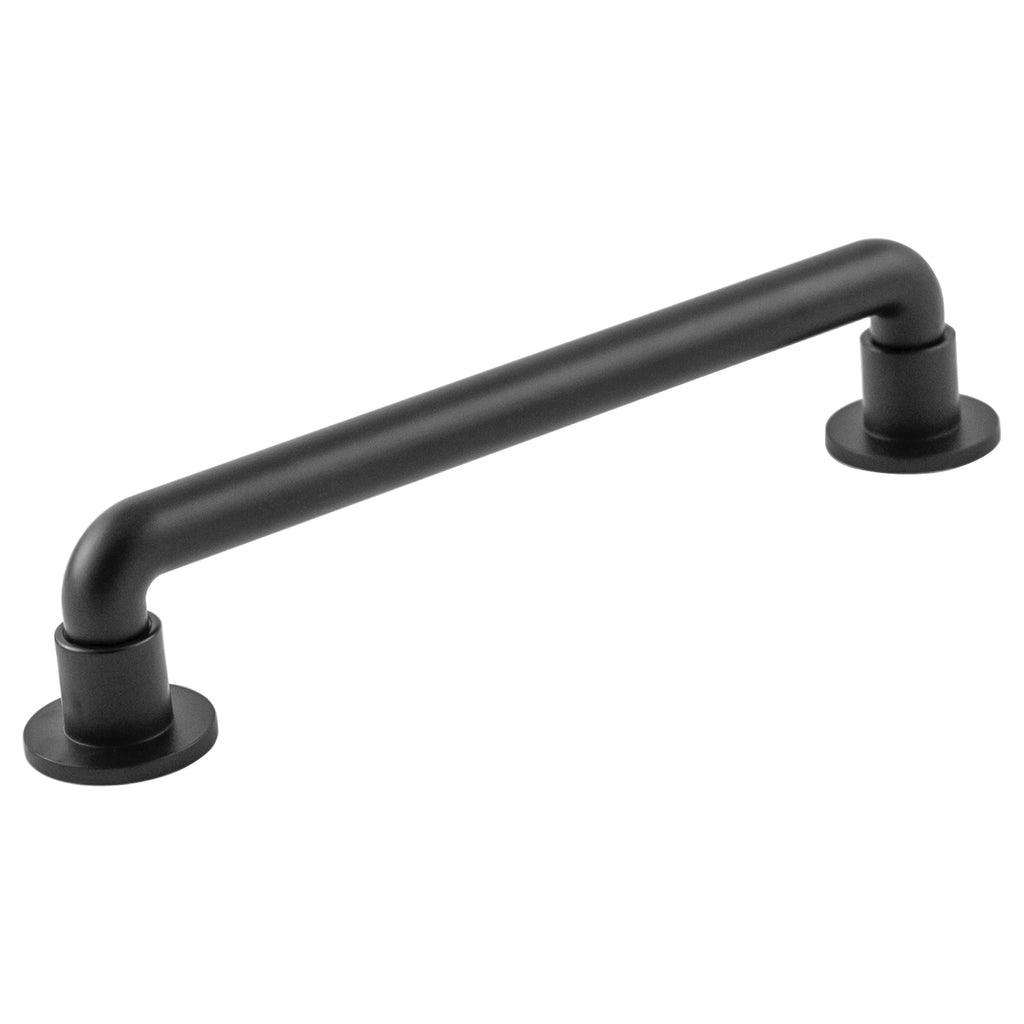 Urbane Collection Pull 6-5/16 Inch (160mm) Center to Center Matte Black Finish