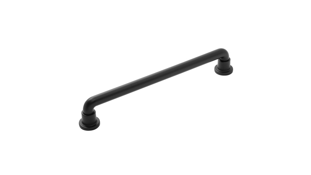Urbane Collection Appliance Pull 12 Inch Center to Center Matte Black Finish