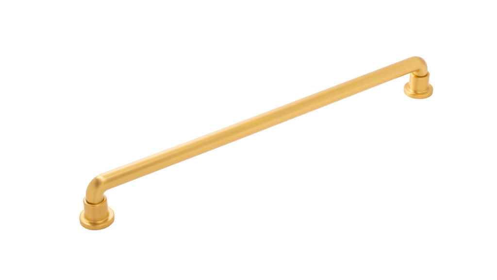 Urbane Collection Appliance Pull 18 Inch Center to Center Brushed Golden Brass Finish