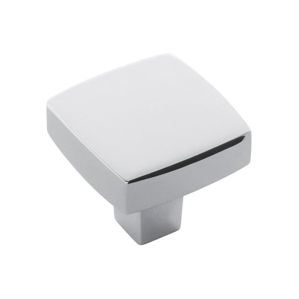 Coventry Collection Knob 1-1/4 Inch Square Chrome Finish