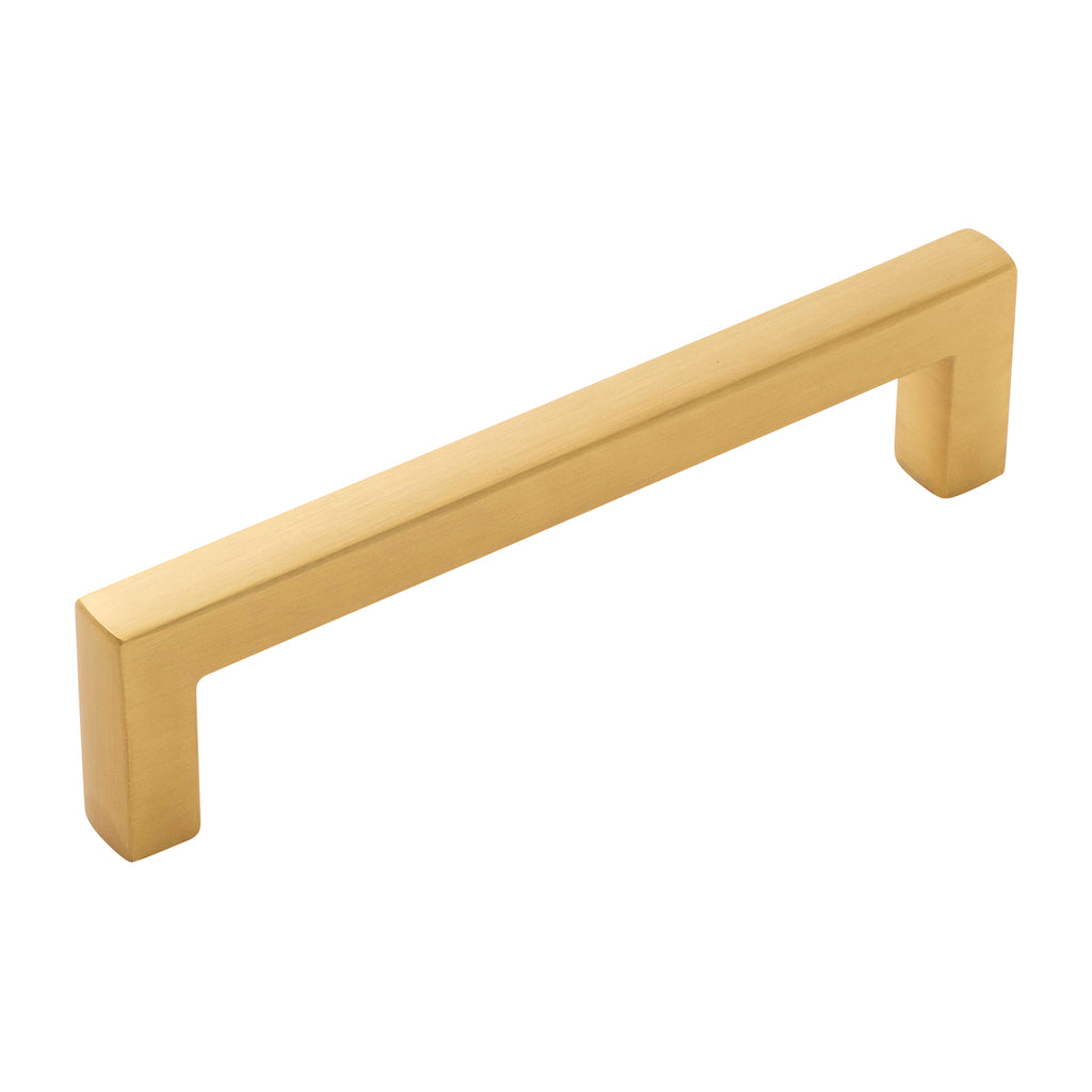 Coventry Collection Pull 5-1/16 Inch (128mm) Center to Center Brushed Golden Brass Finish
