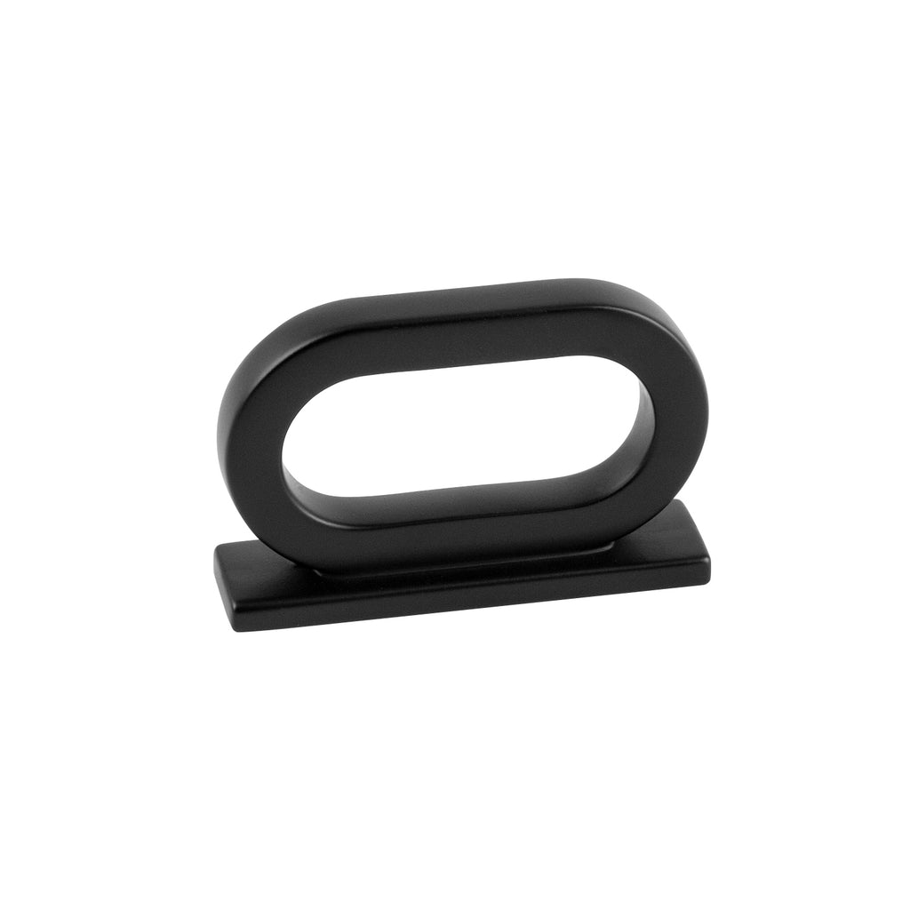 Corsa Collection Pull 1 Inch Center to Center Matte Black Finish
