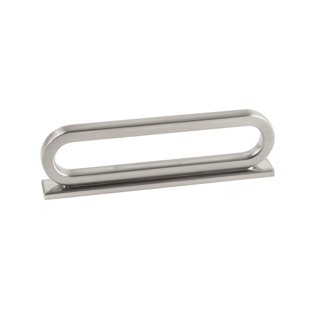 Corsa Collection Pull 3 Inch & 3-3/4 Inch (96mm) Center to Center Satin Nickel Finish