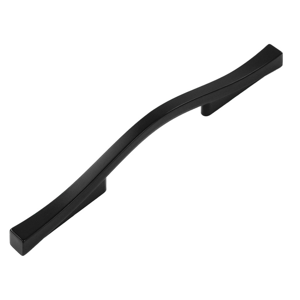 Emerge Collection Pull 3 Inch & 3-3/4 Inch (96mm) Center to Center Matte Black Finish