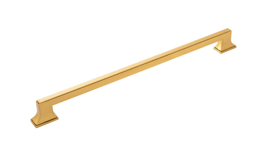 Brownstone Collection Appliance Pull 18 Inch Center to Center Brushed Golden Brass Finish
