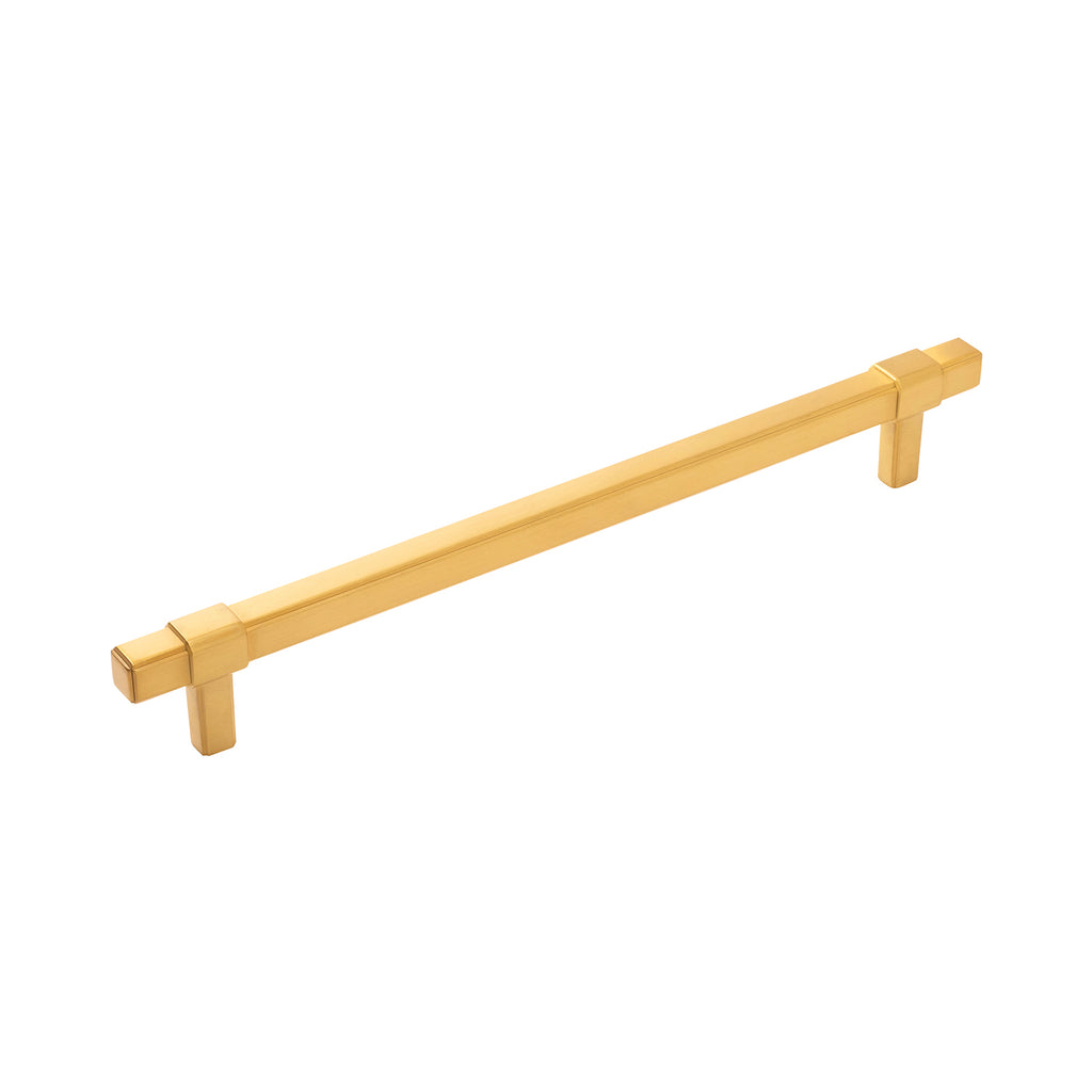 Monroe Collection Appliance Pull 12 Inch Center to Center Brushed Golden Brass Finish
