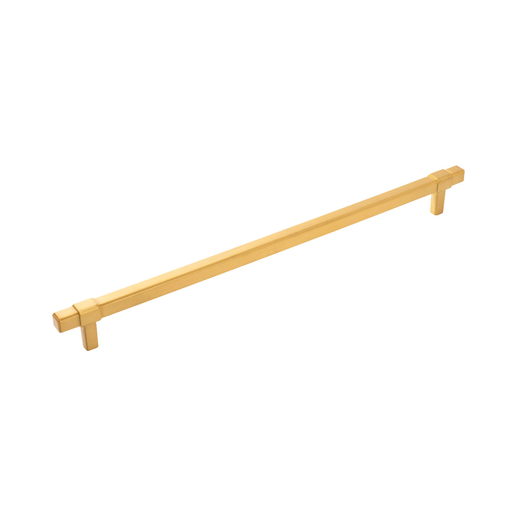 Monroe Collection Appliance Pull 18 Inch Center to Center Brushed Golden Brass Finish