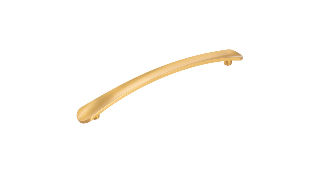 Vale Collection Appliance Pull 12 Inch Center to Center Brushed Golden Brass Finish