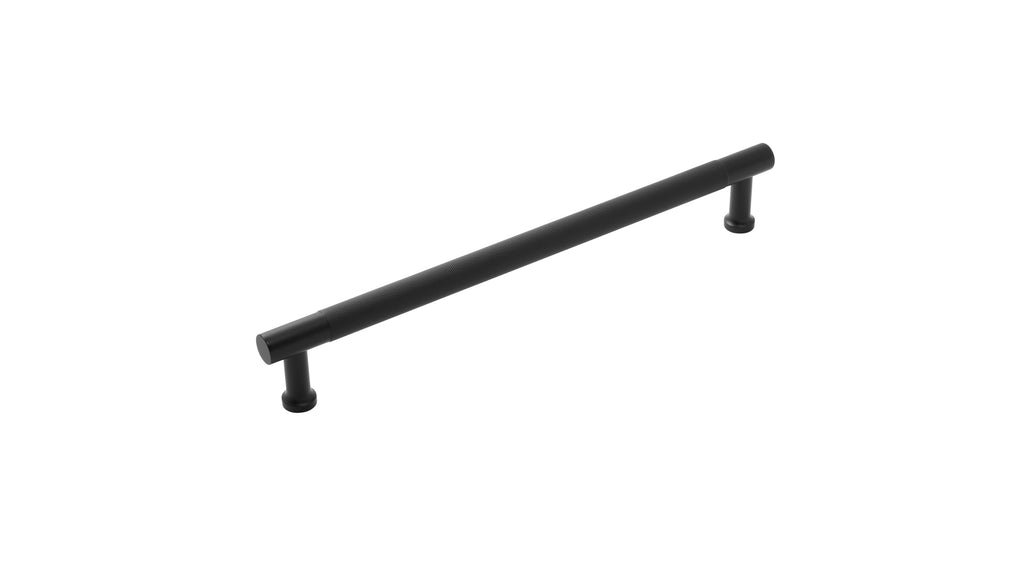 Verge Collection Appliance Pull 12 Inch Center to Center Matte Black Finish
